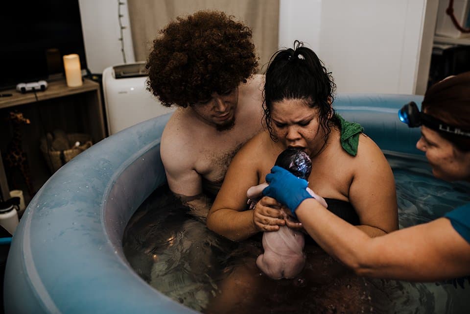 May's triumphant first home birth