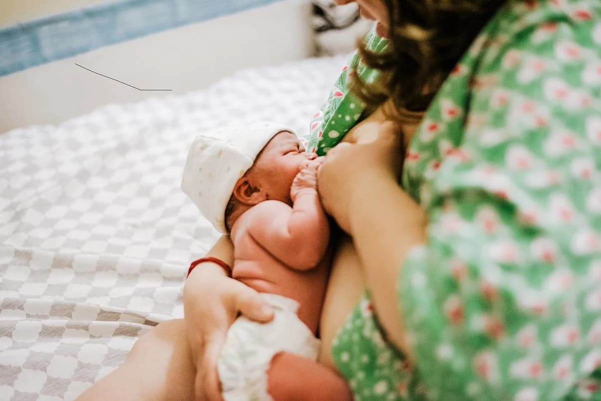 The satisfied exhaustion of a mother who did it her way