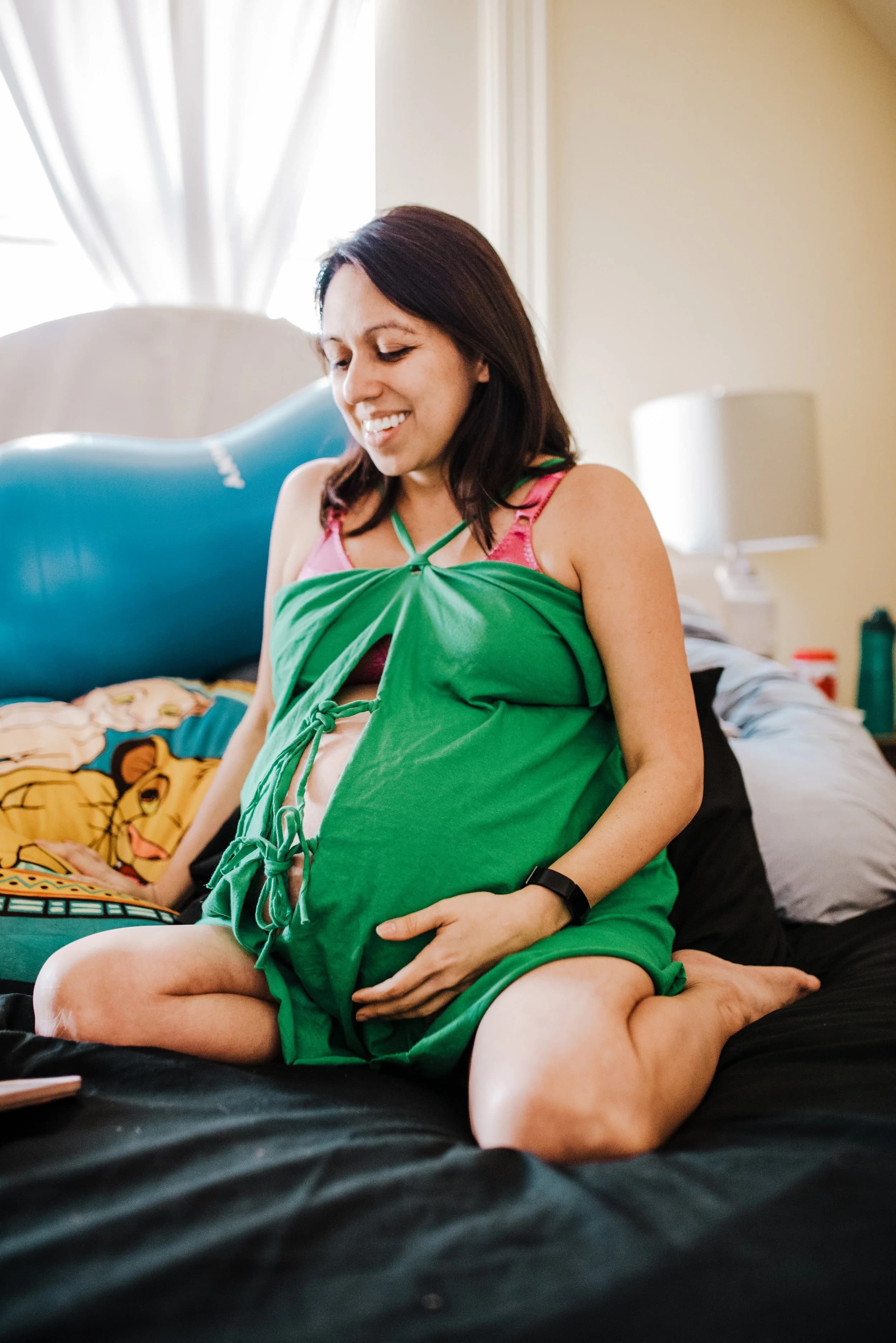 Hands folded in prayer between surges